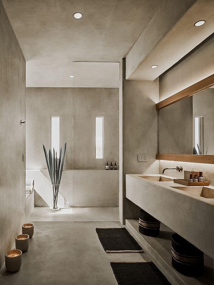 Artisan plaster master bathroom — Scottsdale luxury renovation